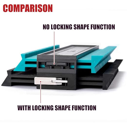 Saker Contour Duplication Gauge-Adjustable Lock -Precisely Copy Irregular Shape - Image 9