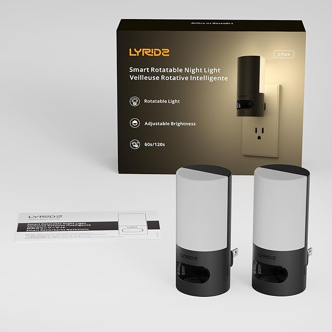 Lyridz Plug-in LED Rotatable Night Light - Image 9