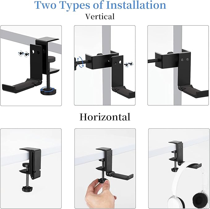 tempsnug Aluminum Headphone Stand Hanger Foldable - Image 7