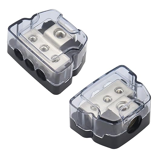 3Way Power Distribution Block 0 GA/ 4 GA in 4 Gauge/8 Gauge Wire Out Ground - Image 6
