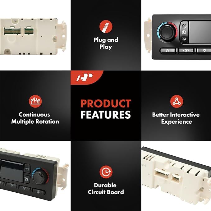 A-Premium Automatic Climate Control Module A/C & Heater Control Panel - Image 8