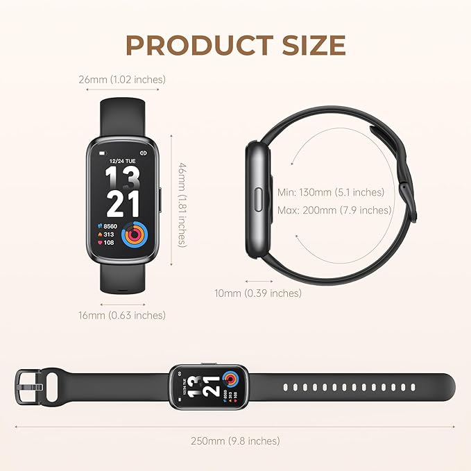 TIFOZEN Health Fitness Tracker Smart Watch - Image 8