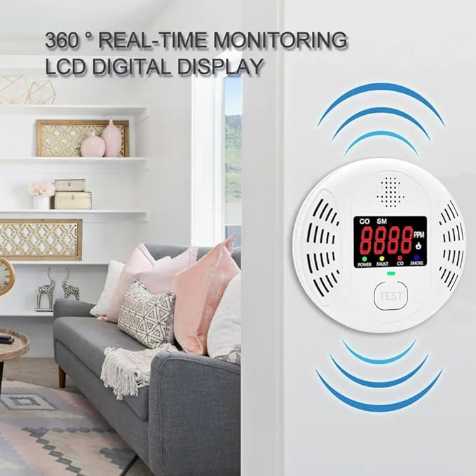 Carbon Monoxide Detector and Smoke Alarm Combined - Image 7