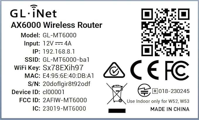GL.iNet GL-MT6000 WiFi 6 High Speed Gaming Routers - Image 7