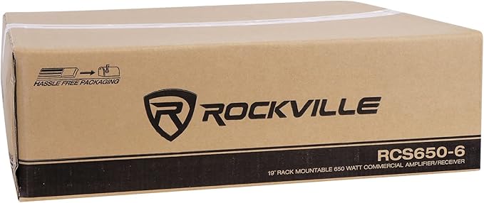 Rockville RCS650-6 650 Watt 6-Zone 70V Commercial Amplifier, USB/SD/FM Playback - Image 8