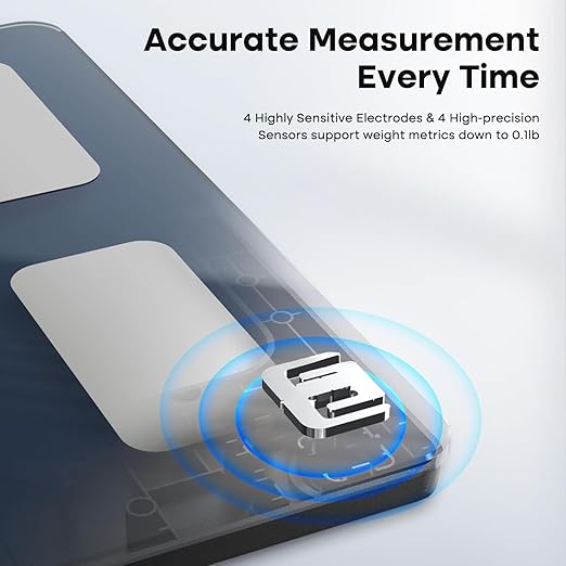 GE Smart Scale for Body Weight, Muscle Mass, Digital Bathroom Scales 500lbs - Image 6