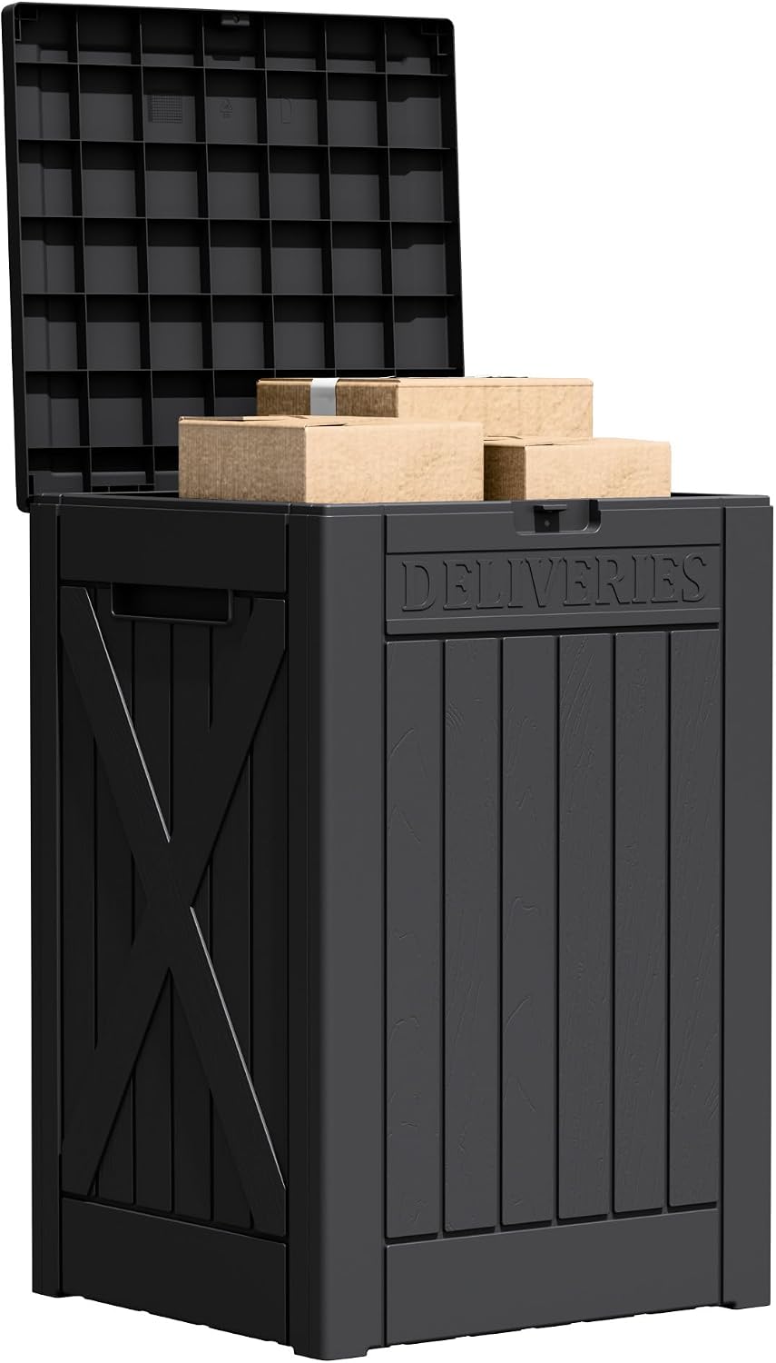 flamaker 50 gallon deck box, package delivery storage, main product view