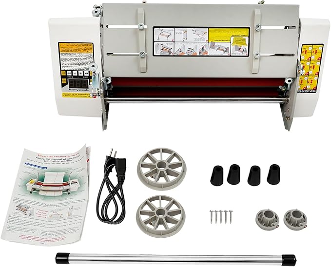13 inch Laminator Machine Hot and Cold Roll Laminator 110V Digital Thermal - Image 9