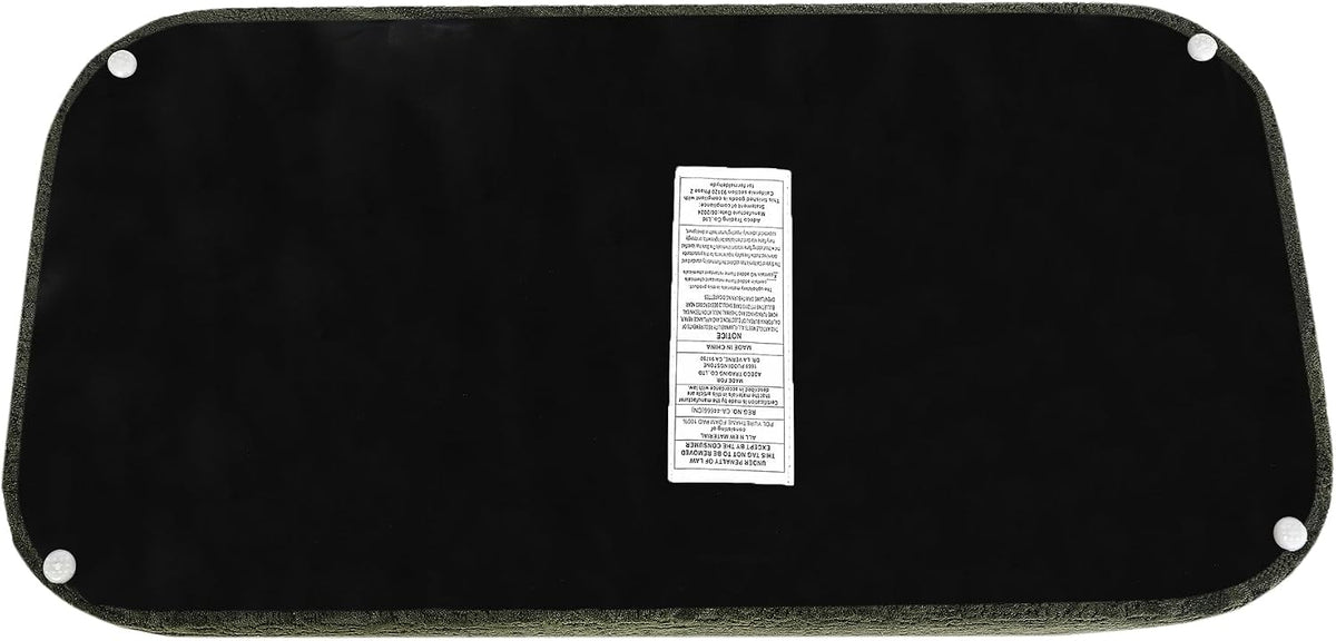 rectangle storage ottoman bench, 31.8" l x 16.1" on a desk or shelf