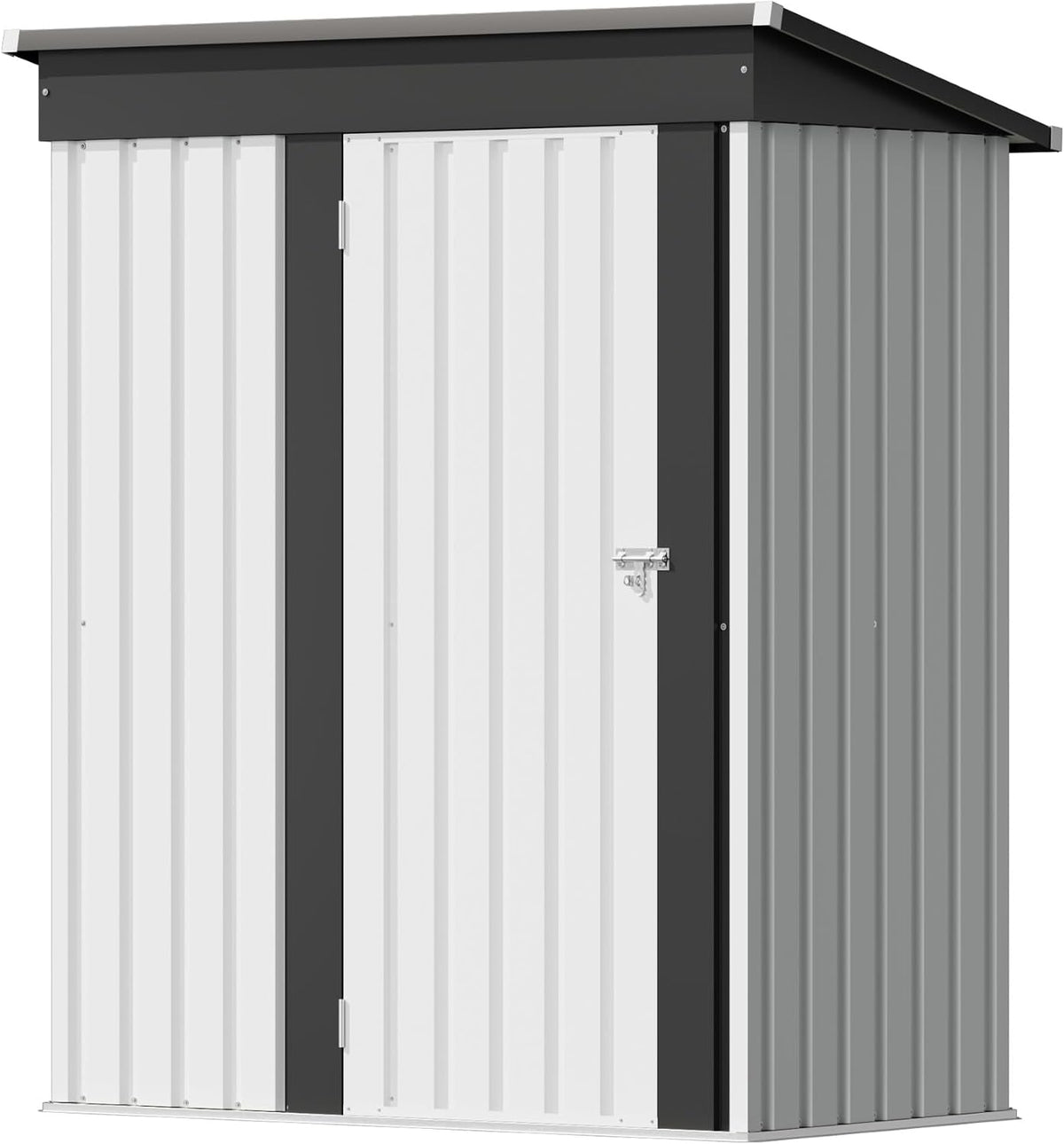 flamaker 5x3 ft storage shed waterproof metal garden, main product view