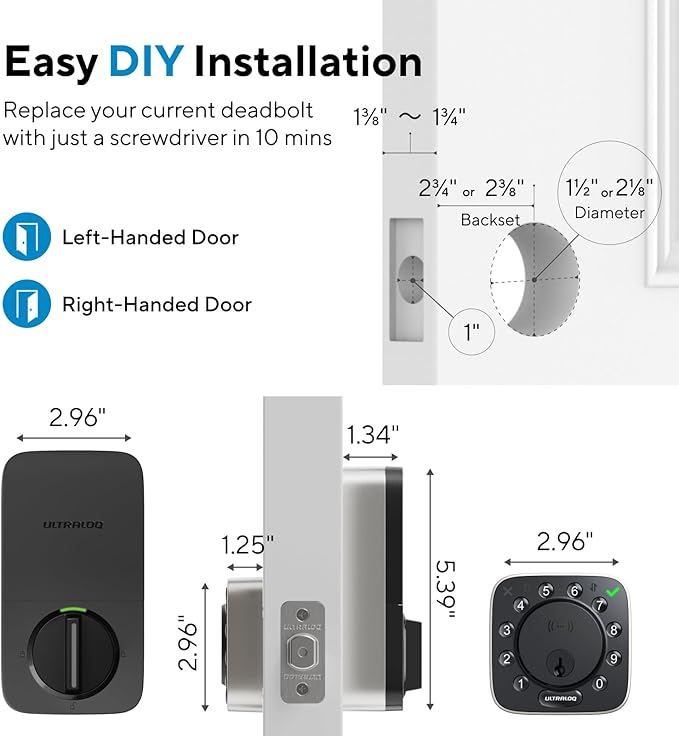 ULTRALOQ Bolt NFC, World's First Smart Lock - Image 9