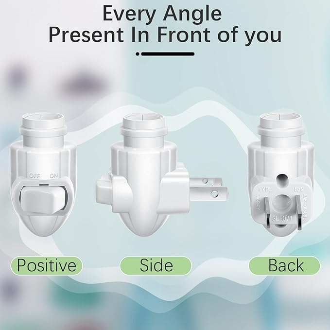 Tuanse 80 Sets Plug in Night Light Module White Night Light Base - Image 5
