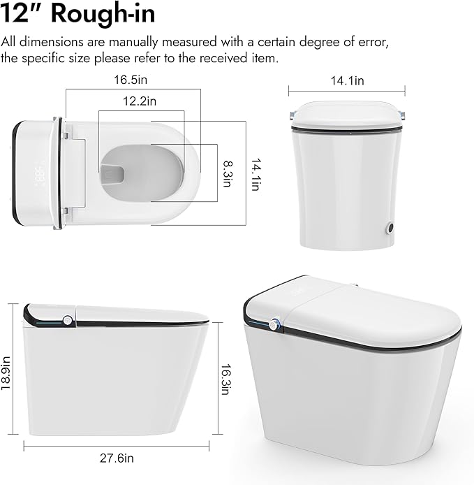 WANSID Elongated Smart Toilet - Image 9