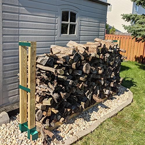 mofeez outdoor firewood log storage rack 2x4 bracket on a desk or shelf