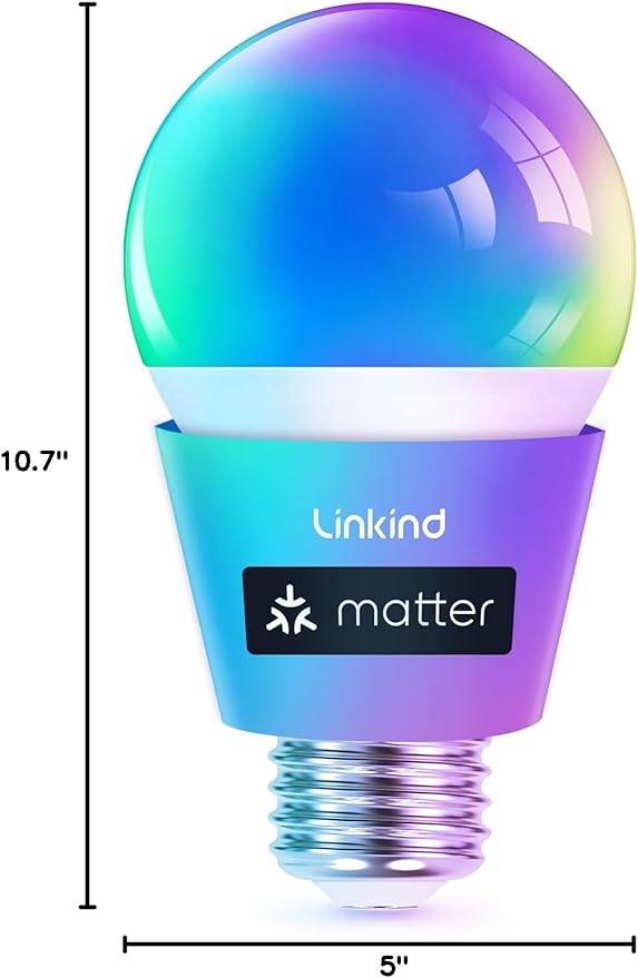 Linkind Matter Smart Light Bulb, Smart Bulbs Work - Image 9