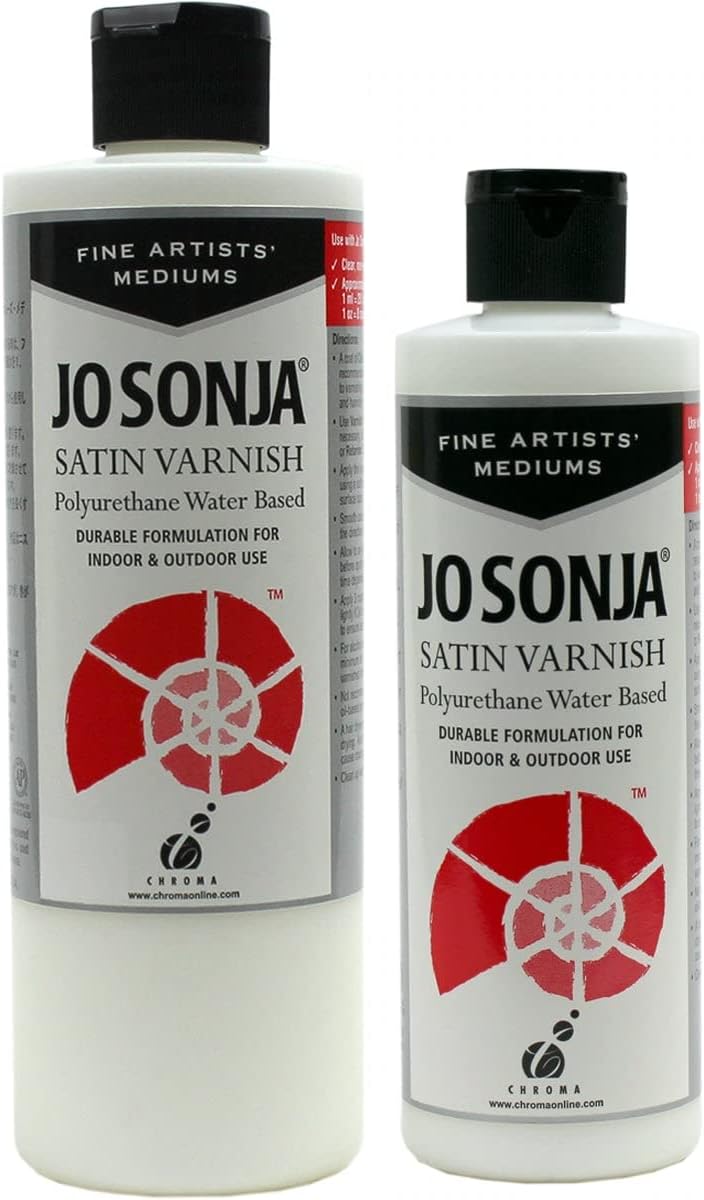 Polyurethane Satin Varnish - 8oz Bottle