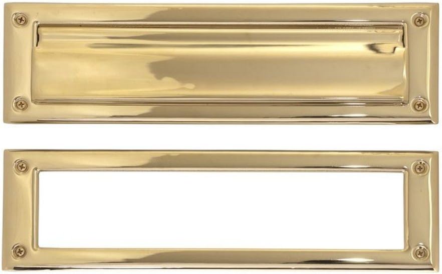 Brass Accents A07-M0070-Pvd Mail Slot, 3" x 10", Lifetime Polished Brass