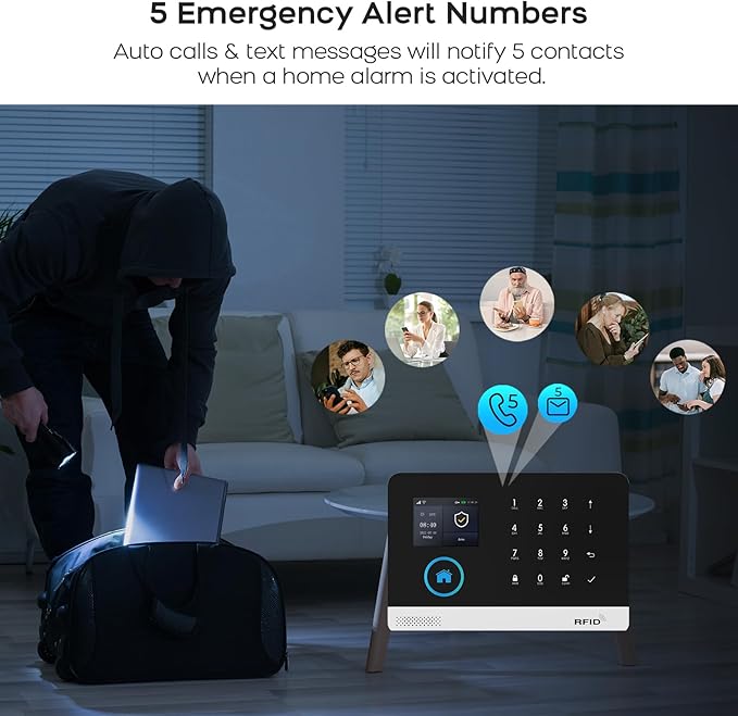 Alarm System for Home Security, Wireless Security System - Image 8