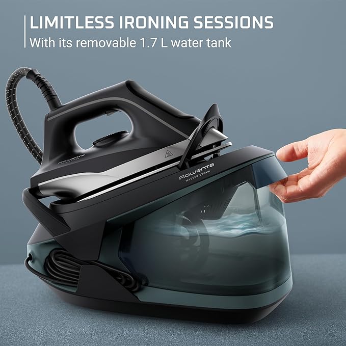 Rowenta Iron Steamer for Clothes Master Steam Station, Professional Steam Iron - Image 8