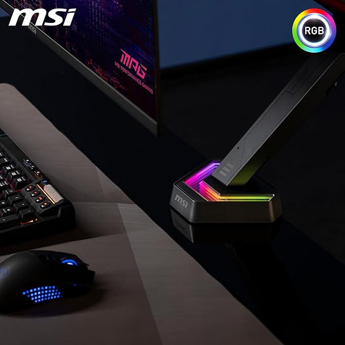 MSI MPG MT161R - Premium RGB Single Monitor Stand Arm, Supports 17-45" Screens - Image 7