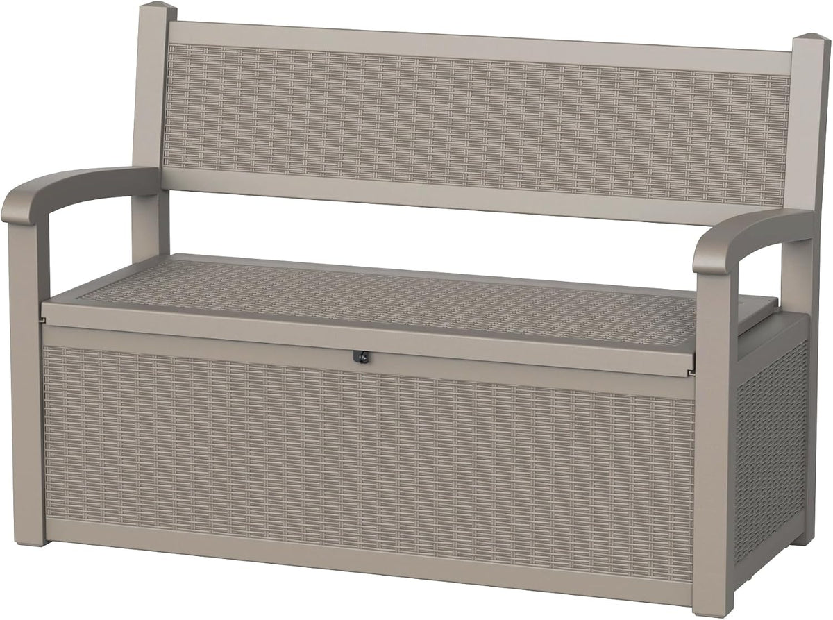 drato 75 gallon storage bench deck box outdoor, main product view