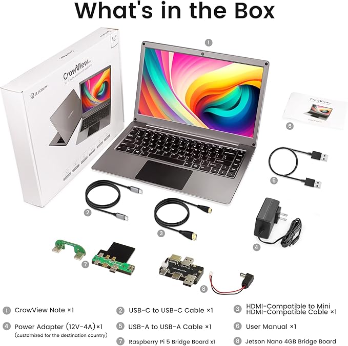 GrowCube Portable Monitor with Keyboard, 14inch 1080P FHD Lapdock Compatible - Image 9