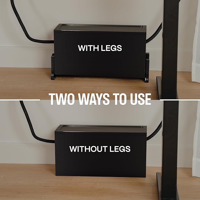 Extra Large Cable Management Box, Wood Cord Hider Box & Organizer - Image 8