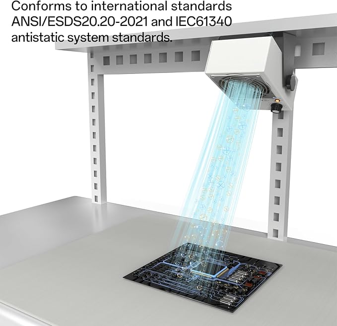 BK5600S Anti-Static Ion Fan, Ion Electric Fan, Static Eliminator, Electronic - Image 7