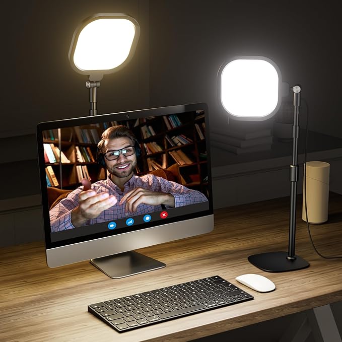 Zoom Lighting for Computer, Adjustable Desk Lighting for Video Calls, 30 Light - Image 9