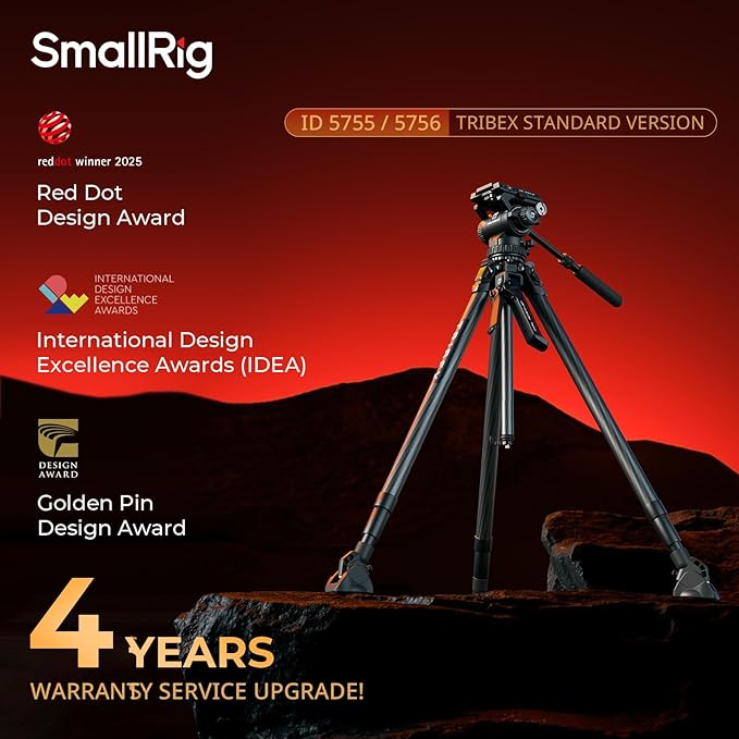 SmallRig x Potato Jet Tribex Carbon II Hydraulic Carbon Fiber Tripod, Fast - Image 9