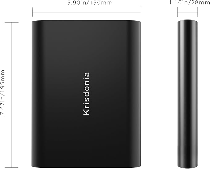 Krisdonia 50000mAh Laptop Power Bank 5/9/12/16/19/20V Portable Laptop Battery - Image 7