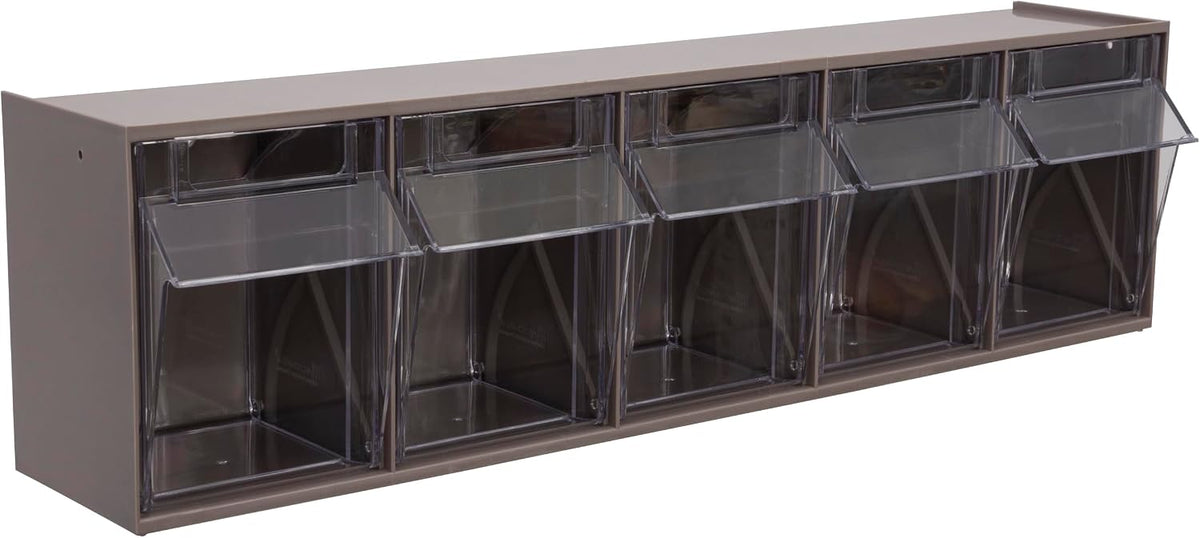 akro-mils tiltview plastic storage cabinet with 5 tilt, main product view