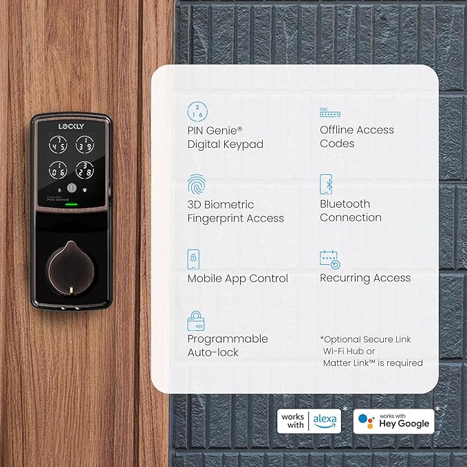 Lockly Secure Plus, Keyless Entry Door Lock, Smart Locks - Image 10