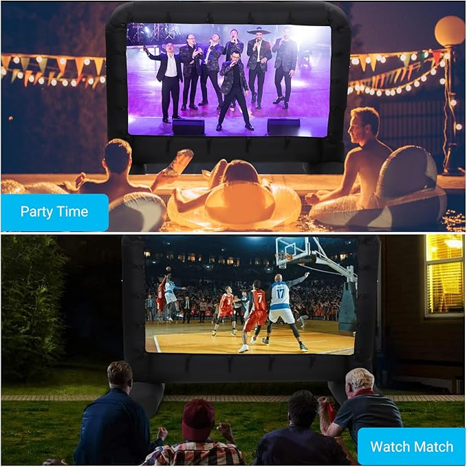 14Ft Inflatable Movie Projector Screen, Outdoor Movie Screen - Image 8