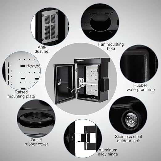 Outdoor Electrical Box, Cold-Rolled Steel Plate, Aluminum Alloy Back Beam - Image 7