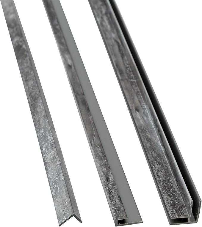 Palisade 78in x 36in x 36in Waterproof Vinyl Corner Shower Surround Kit - Image 8