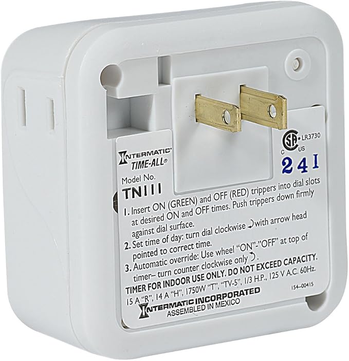 Intermatic TN111K 15-Amp Indoor Timer - Image 4