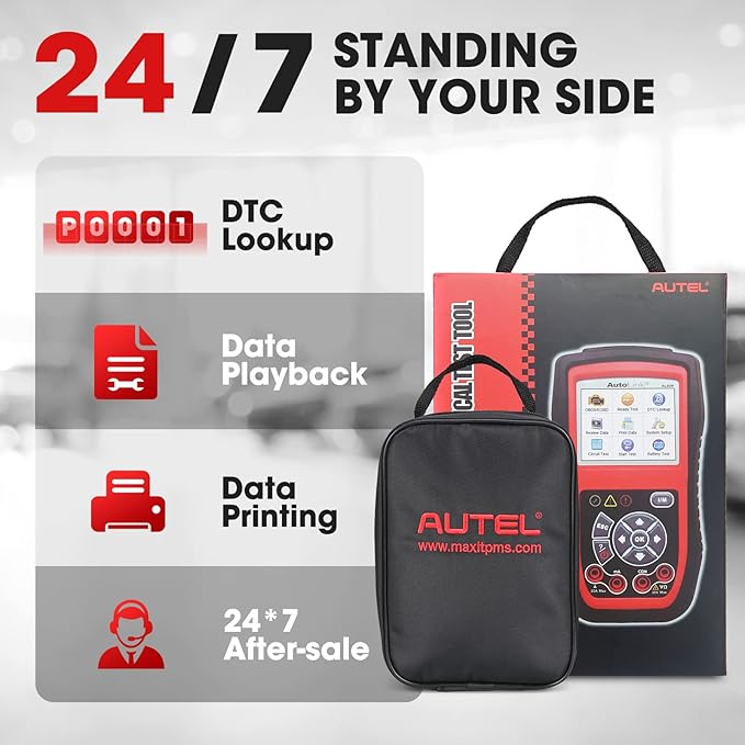 Autel AL539B OBD2 Scanner, 3-in-1 Code Reader Battery Tester Avometer - Image 8