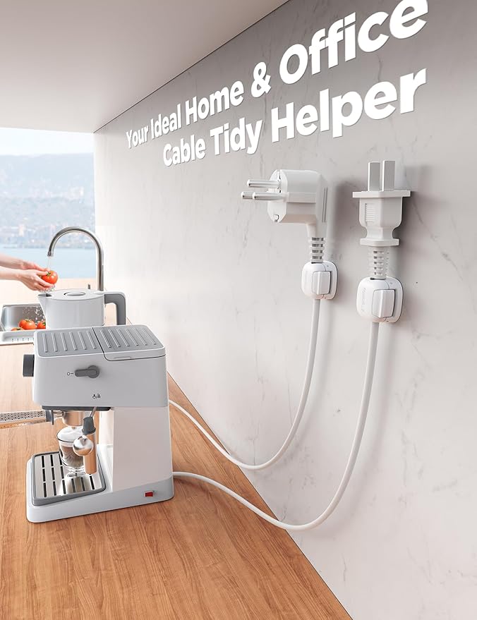 12Pack Cord Organizer, Chfeila Compact Dual Spring & Clasp Lock Cable - Image 9