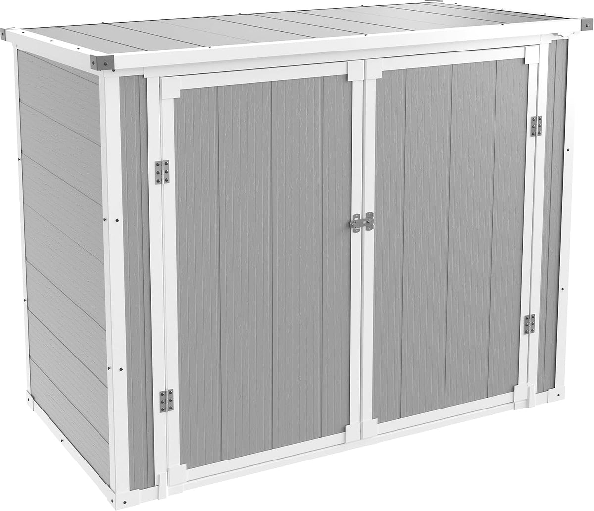 41 cu.ft storage shed outdoor horizontal resin shed, main product view