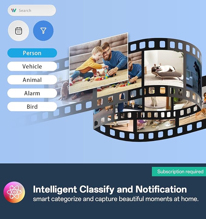Indoor Security Camera - 5G&2.4G WiFi Cameras - Image 3