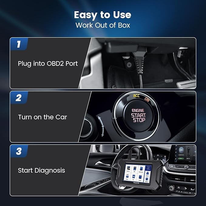 MUCAR CS6 OBD2 Scanner Diagnostic Tool, Engine Transmission BCM Car Scanner - Image 7