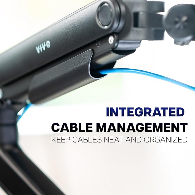 VIVO Heavy Duty Aluminum Ultrawide Monitor Tension Arm - Image 9