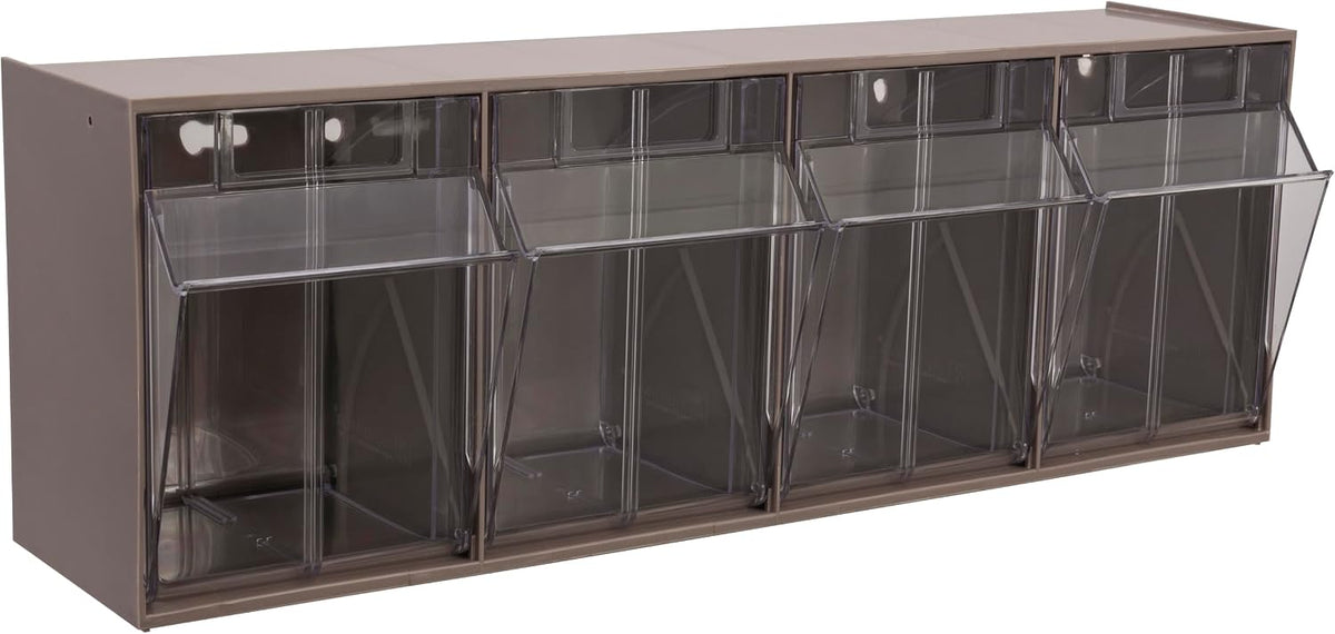 akro-mils tiltview plastic storage cabinet with 4 tilt, main product view