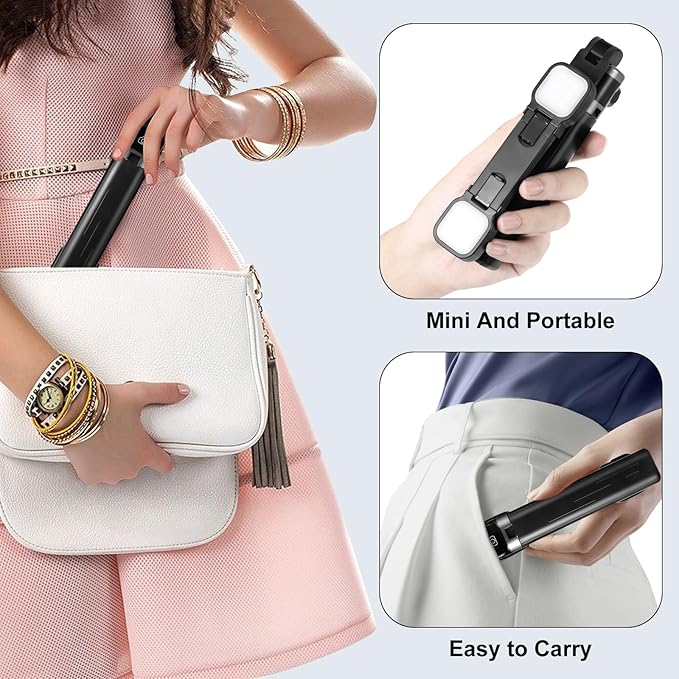 MQOUNY Mini iPhone Tripod Stand & Selfie Stick - Image 7