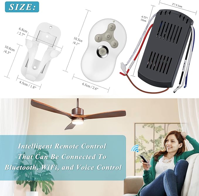Universal Hunter Ceiling Fan Remote Control Kit, Smart Wi-Fi Control Kit - Image 7