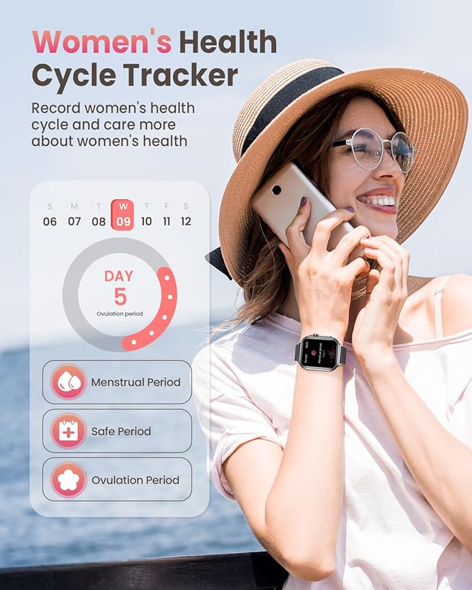 Smart Watch for Women Men Fitness: 1.85" Smart Watch - Image 7