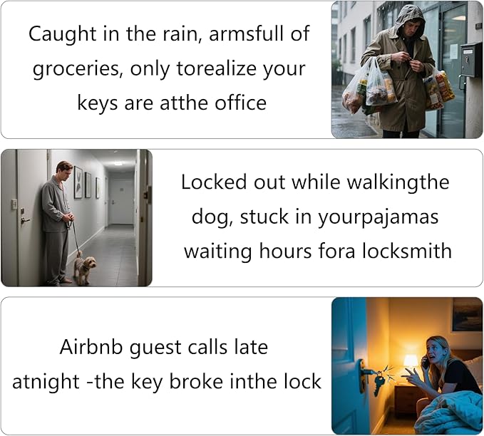 UMIK UMIKSMART Smart Door Lock, Keyless Entry Fingerprint Door Lock - Image 7