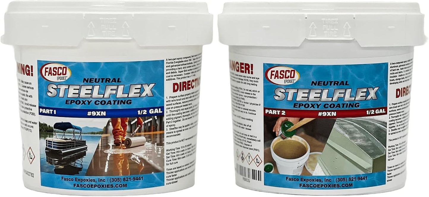 Fasco Epoxies 9XN Steelflex Neutral Gallon Kit