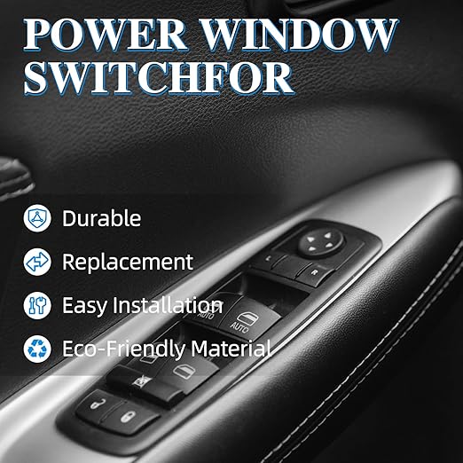 WUANGKI Power Window Master Control Switch | Front Driver Side | 9+3 Pins | - Image 8